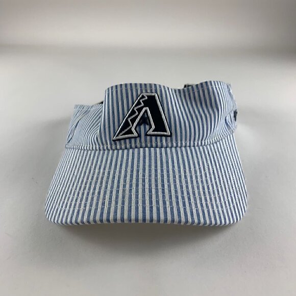 Arizona Diamondbacks MLB Blue White Striped 47 Brand Adjustable Visor - Picture 2 of 4
